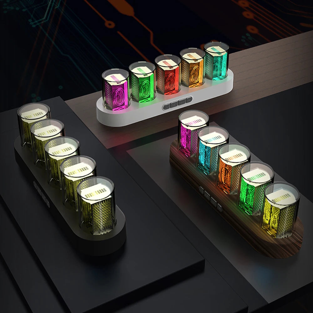 Zegar projektowy Nixie RGB