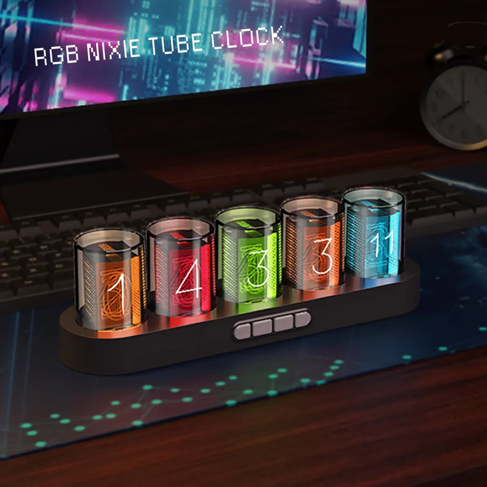 Zegar projektowy Nixie RGB