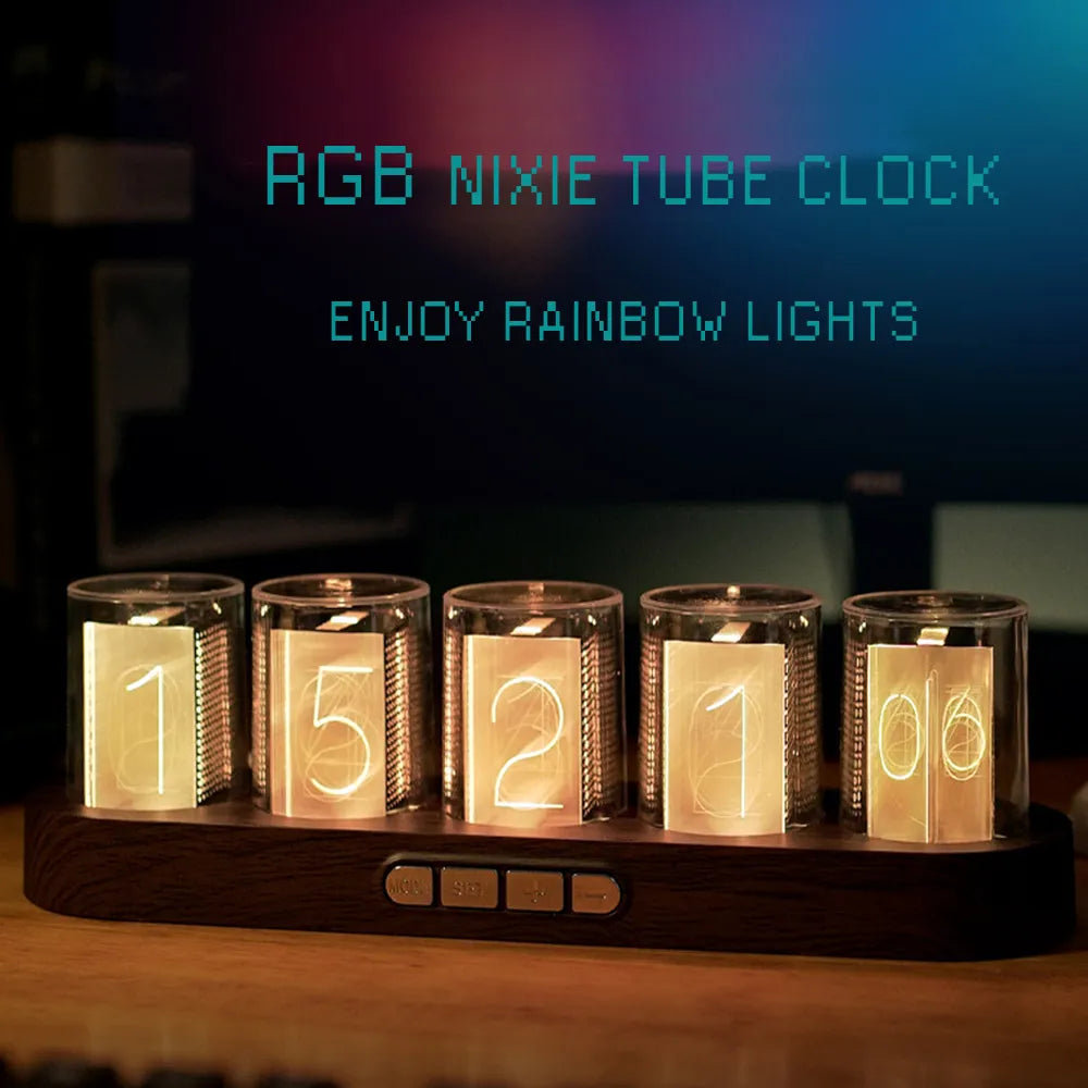 Zegar projektowy Nixie RGB