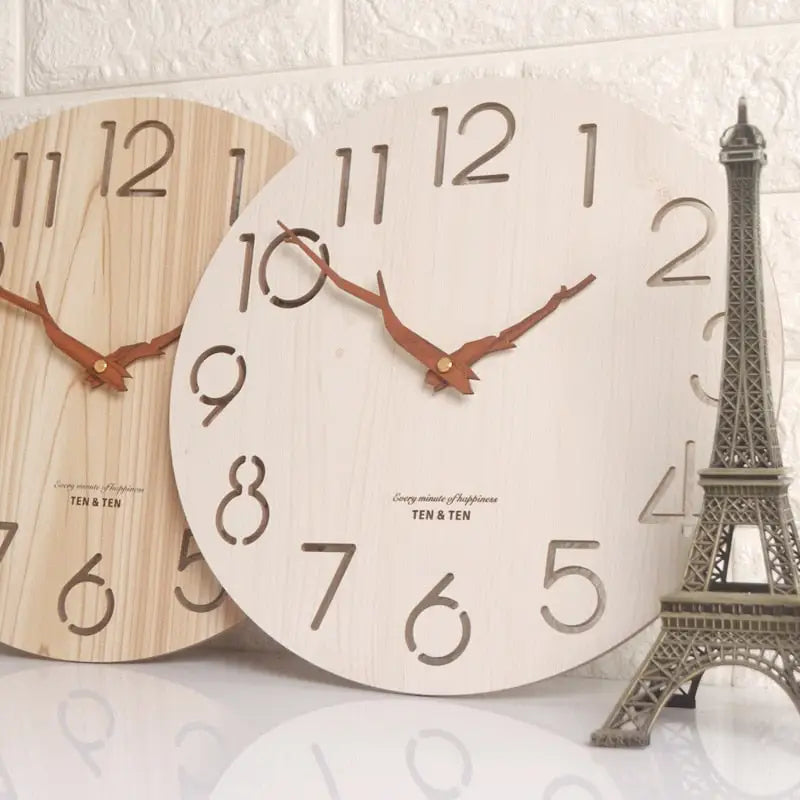 Horloge Murale en Bois - Horloges murales